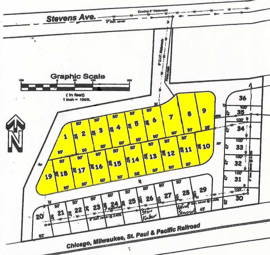 map of campground sites